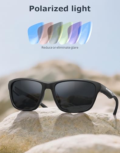 KALIYADI Polarized Sunglasses Men Womens-Sunglasses: Sun Glasses Lightweight Frame for Driving Fishing UV400 Protection3