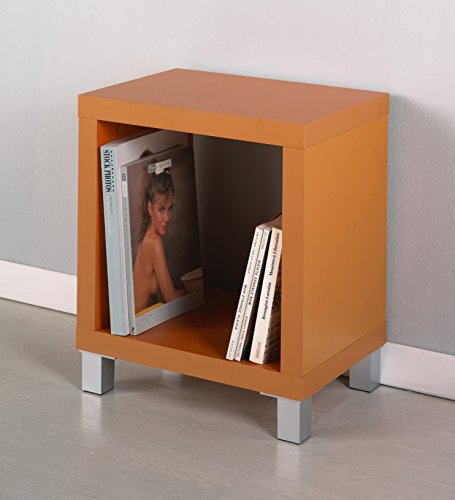 Kit Closet 2020365011 - estantería kubox 1 hueco, naranja, 48 x 29 x 41