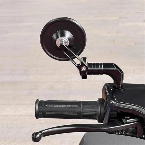 Espejos retrovisores de cristal azul universales de aluminio para scooter Xmax y NMAX 5