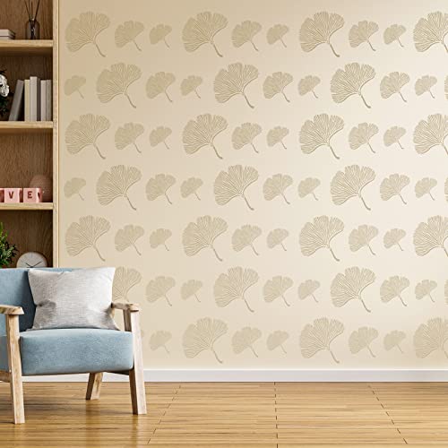 3 Pieces Large Leaf Stencil For Painting Leaves Wall Stencil Templates For Furniture Canvas Home Decor Crafts Botanical Leaves Reusable Mylar Stencils，3 Sizes (Leaves 2) #TOP2