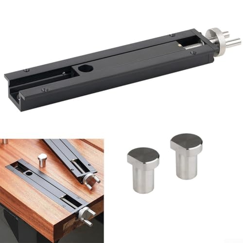 Mini tornillo de banco para carpintería abrazadera de aleación de aluminio 360° 4