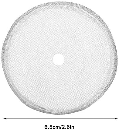 5Pcs Cafetiere Filter Mesh, 350ml /0.3oz/2.6in/80 Mesh French Press Filter, Stainless Steel Reusable Filter Mesh Filter Screen Replacement, for Filter Scattered Coffee or Tea