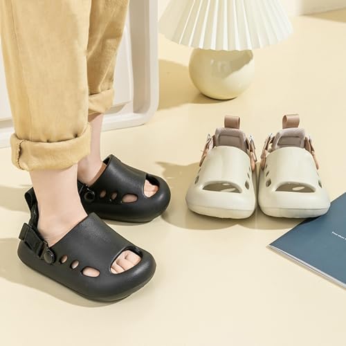 Image of Kids Sandals Boys Girls Slides Summer Water Indoor Outdoor Shower Beach Pool Shoes with Backstrap