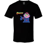 My Pet Monster Classic Retro Cartoon T Shirt 2XL Black