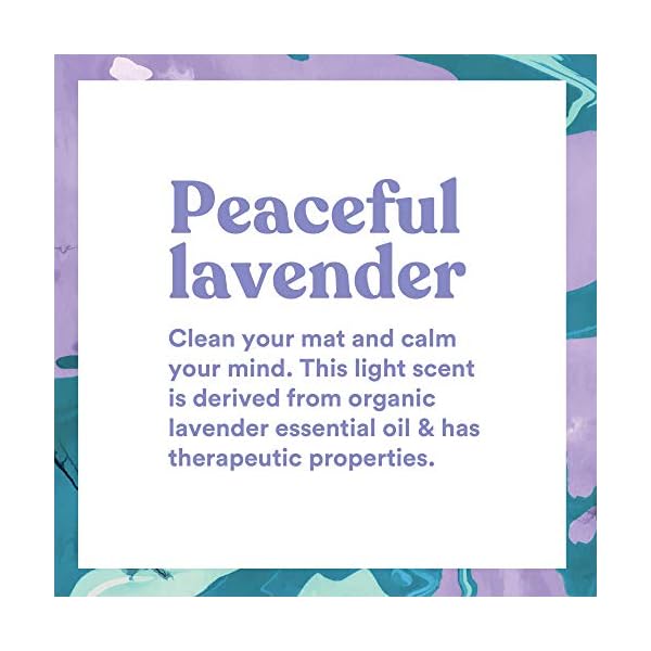 ASUTRA-Natural-Organic-Yoga-Mat-Cleaner-Peaceful-Lavender-Aroma-4-fl-oz-Safe-for-All-Mats-No-Slippery-Residue-Cleans-Restores-Refreshes-Comes-w-Microfiber-Cleaning-Towel ASUTRA Natural & Organic Yoga Mat Cleaner (Peaceful Lavender Aroma), 4 fl oz | Safe for All Mats & No Slippery Residue | Cleans, Restores, Refreshes | Comes w/ Microfiber Cleaning Towel