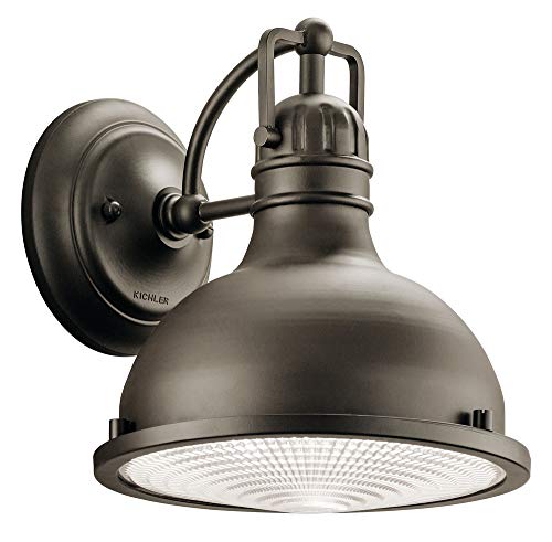 Kichler Hatteras Bay 9.5" 1 Light Indoor/Outdoor Wall Sconce with Clear Fresnel Lens in Olde Bronze by Kichler - Image 3