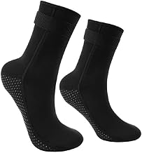 flintronic 3mm Neoprene Socks, Diving Socks, Non-Slip Wetsuit Socks for Women and Men, for Snorkel and Water Sports