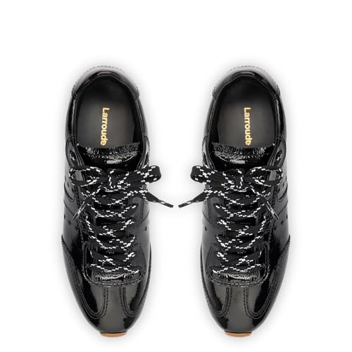 Stella Sneaker In Black Patent Leather3