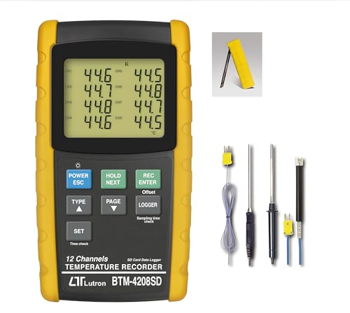 i-POOK 12 channels Temp. RECORDER BTM-4208SD accurate and reliable temperature measurements with real-time data logging Multi-Channel Temperature Recorder with data logging made in Taiwan