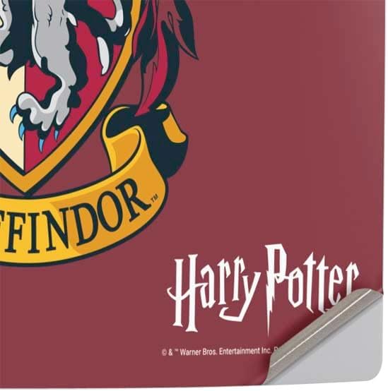 Skinit Decal Gaming Skin Compatible with PS5 Slim Digital Edition Console - Officially Licensed Wizarding World Harry Potter Gryffindor House Crest Design