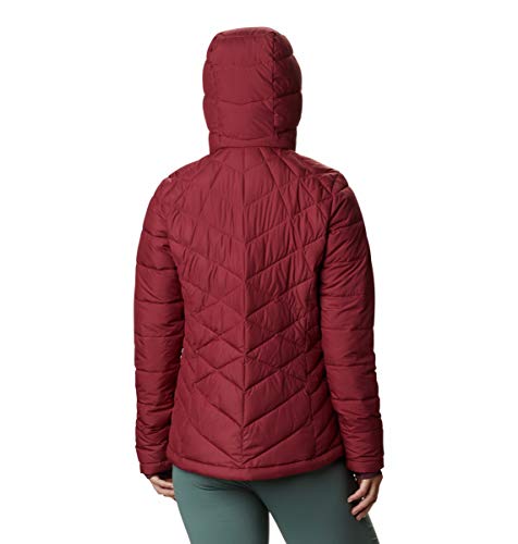 Image of Columbia Women's Omni-Heat Reflective Heavenly Hooded Hiking & Trekking Down Standard Length Jacket