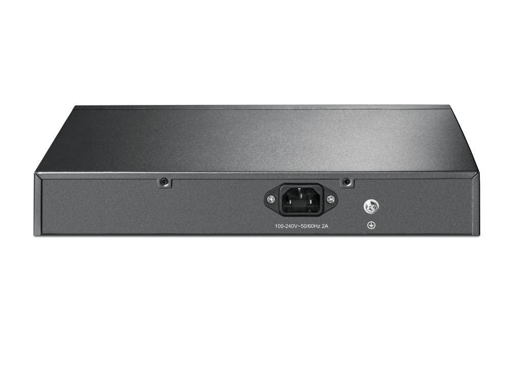 TP-Link PoE Switch 8-Port Gigabit, 8 802.3af/at PoE+ Ports up to 30 W for Each PoE Port and 153 W for All PoE Ports, Metal Casing, 13 inch RackMount/Desktop(TL-SG1008MP)