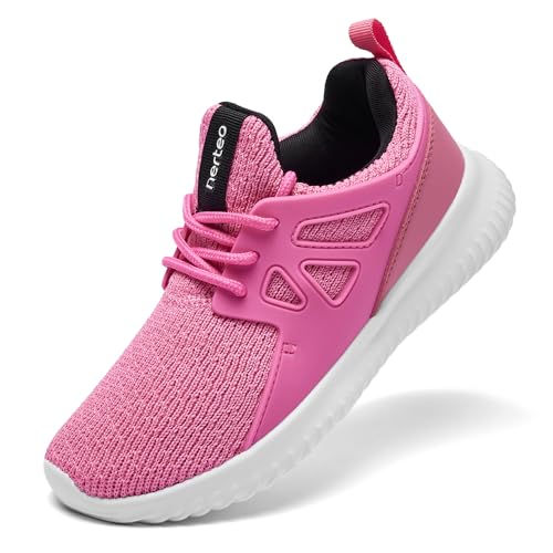 Image of nerteo Girls Shoes Slip on Boys Kids Sneakers Lightweight Tennis Running Walking Gym Fashion Shoes for Little Kid /Big Kid
