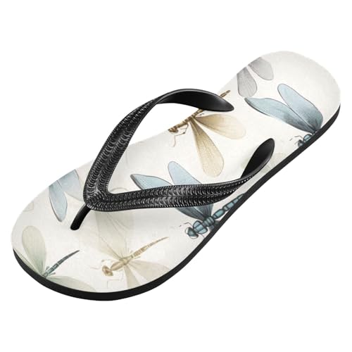 Dragonfly Beach Summer Casual Flip Flop Sandals Non-Slip Quick Dry for Women Men 214B3265