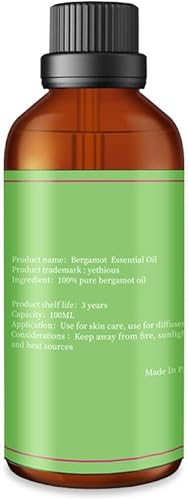 Miniatura 2 de yethious Aceite esencial de bergamota para difusor, perfume, cuerpo, piel, cabello, fabricación de jabón de velas, aceite de fragancia de bergamota,