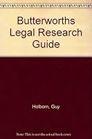 Butterworths Legal Research Guide 0406005966 Book Cover