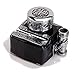 Glass Inkwell with 2 Pen Rests -filled with Ink