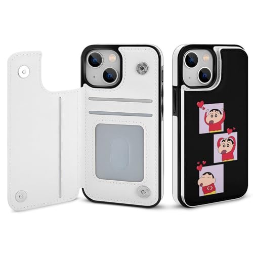 iPhone16Pro用ケース 手帳型 クレヨンしんちゃん アイフォン16Proケース 手帳型 財布型 スマホケース 軽量 カード収納 スタンド機能 おしゃれ 全機種対応 いPhone16Pro用カバー