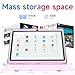 Android 14 Tablet 7 inch Tablets with Case, 8GB RAM 32GB ROM 1TB Expand, Quad-Core Processor Tablet PC, 1024 x 600 IPS Screen, Dual Camera, 3000mAh Battery, Bluetooth, WiFi, GMS, Widevine L1, Pink