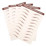 AUTSUPPL Wasserfeste 3D Haarähnliche Augenbrauenaufkleber Temporäre Natürliche Augenbrauen Transfers Make Up Werkzeug für Frauen 4 Bögen