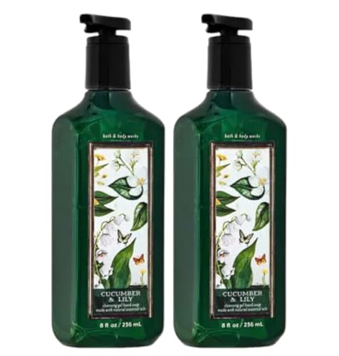 Bath & Body Works GEL SOAP Bath And Body Works Cleansing Gel Hand Soap 8 Ounce 2-Pack cover