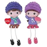 Figurines en résine : petites et faciles à transporter, elles constituent un cadeau idéal pour la saint-valentin ou pour décorer un bureau