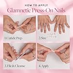 Glamnetic Super Strong Brush On Nail Glue | Brush Tip Applicator, Mess Free, Travel Friendly, Vegan | Durable & Long-Lasting | .24 fl. oz. - Image 5