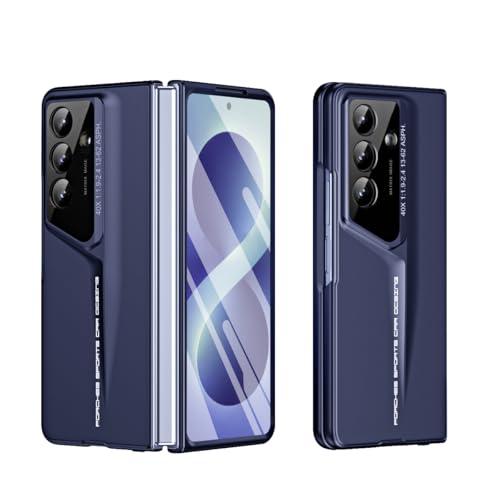 Coque Samsung Z Fold 8 bleu pour le bureau avec stylo S et écran protégé