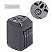 SULCATA International Travel Power Adapter with 2 USB 2.4A Charger & Worldwide...