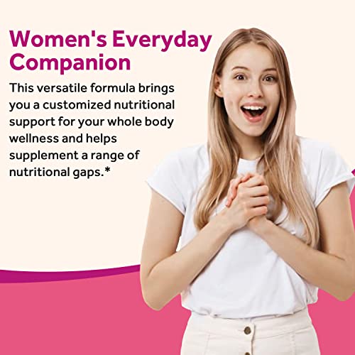 Doctor's Recipes Multivitamin For Women, Overall Health & Immune Support, With Vitamin A, C, D3, E, K, B6, B12, Biotin, Folate, Iron, Zinc, Calcium, Magnesium & More, Non-Gmo, 3 Month Supply, 90 Tabs #TOP4
