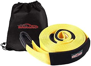 Autofonder Tow Strap 30ft Tow Strap 30.000 LBS (12 US TON) Rated Capacity