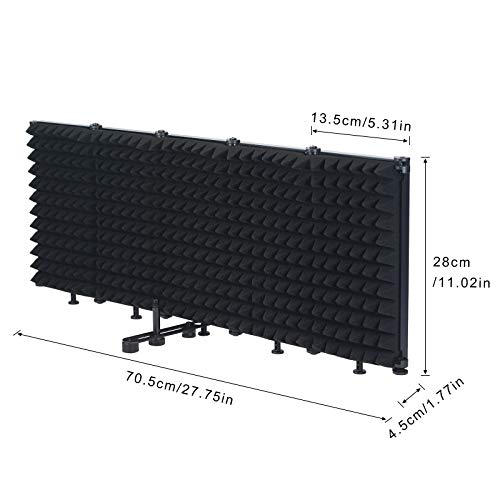 Protection contre le vent isolant acoustique éponge haute densité studio pliable