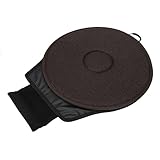 Gavigain Auto Swivel Cushion Seat, Padded Rotating Vehicle Seat Cushion for Adults, Seniors, and Elderly, 360 Degree Rotating Car Seat Spinner with Non-Slip Base, Mobility Aid and Standing Assist