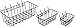 Dorman Hardware 4-9845 Peggable Wire Basket Set, 3-Pack