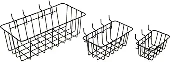 Dorman Hardware 4-9845 Peggable Wire Basket Set, 3-Pack