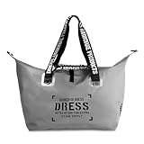 ドレス(DRESS) 防水トートバッグ XL/GRY 120L 釣り 防災 災害 キャンプ 防水 大型収納 撥水 高機能 ウェーダー 胴長 アウトドア 焚き火台 薪バッグ カバン ビッグバッグ