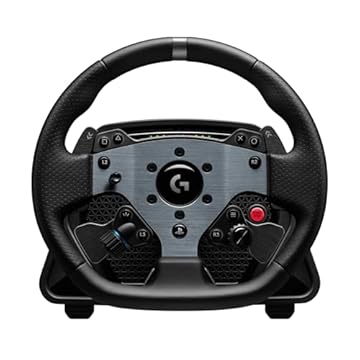 Volante Logitech G PRO WHEEL Com Direct Drive 11 Nm, Feedback TRUEFORCE, Ultrarealista, Dupla embreagem, Compatível PS4, PS5 e PC
