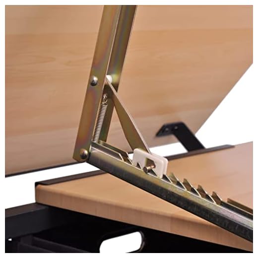 Mesa de Dibujo, Mesa de Dibujo MDF de Altura Ajustable para Estudio