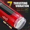 ChicLSQ elektrischer Masturbator verfügt über 7 Teleskop und 7 Vibrationsmodus, Hohlsaug-3D-Großpartikel-Saugfunktion, männlicher Masturbator, Penistrainer,Penis-Eichel-Stimulator. #1