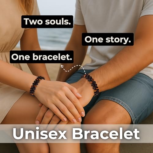 Lava Rock, Black Onyx, Tiger Eye Bracelet for Men and Women, BHAVYAASHI Genuine Premium Tiger Eye, Black Onyx, and Lava Rock 8mm Handmade Bead Bracelet. Healing Crystal Protection Bracelets Bring Luck and Prosperity with Happiness.3