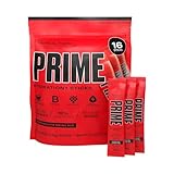 PRIME HYDRATION+ Sticks Tropical Punch| Hydration Powder Single Serve Sticks | Electrolyte Powder On The Go | 250mg BCAAs, B Vitamins, Antioxidants | Low Sugar | Caffeine-Free | Vegan | 16 Sticks