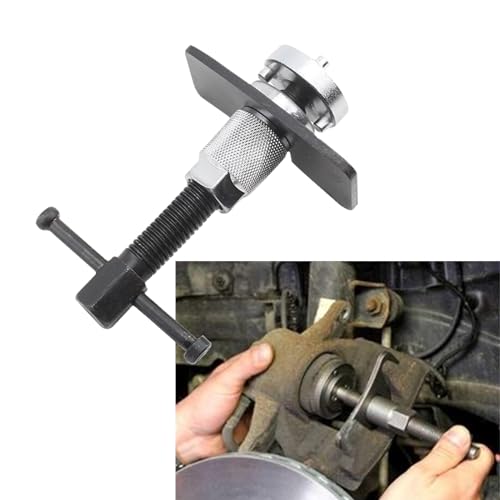 HAOBO Brake Caliper Piston Rewind Tool, Brake Piston Wind Back Tool, Universal Automotive Accessories Right Handle Set Brake Caliper Wind Back Tool for Replacement of Rear Brake Pad
