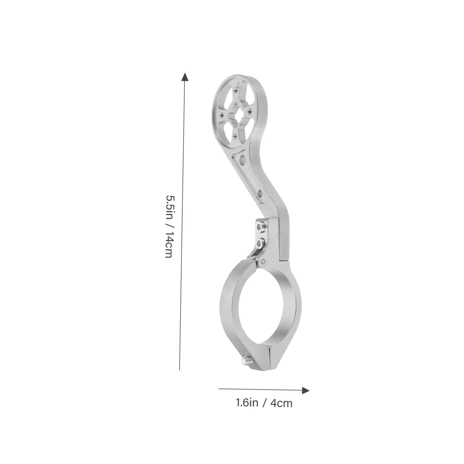 Abaodam 1Set Bike Computer Mount Bracket Durable Stopwatch Adapter Base for Easy Installation and Extended Use Lightweight Biking Accessory for All Bicycle Types