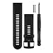 Garmin Replacement Watch Bands - Black Silicone