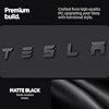 Spigen Tesla Model 3 2024 - Current Highland Rear Emblem Logo Sticker Decals, Premium Full Cover, PC Scratch Resistant Material, Designed for Tesla Model 3 Accessories - Black #2