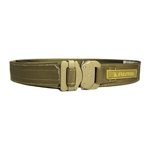 Fusion Tactical Military Police Trouser Belt Coyote Brown Medium 33-38/1.5 Wide Fusion Tactical Military Police Trouser Belt Coyote Brown Medium 33-38"/1.5" Wide