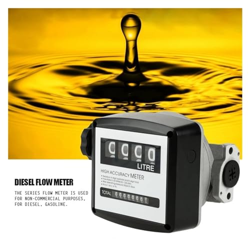 Débitmètre d'eau essence numérique mécanique avec filetage interne 5-30GPM - 4