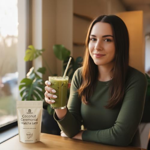 Polvo de té matcha ceremonial coco 100g miniatura 5