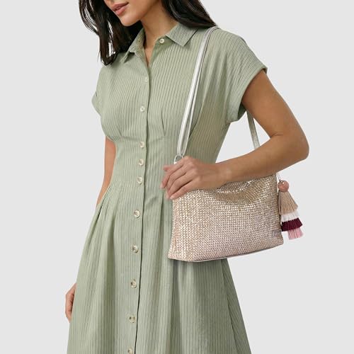 Image of Sakroots Lumi Convertible Crossbody Purse - Women's 3-in-1 Handbag for Everyday & Travel -Small Clutch Bag With Zipper
