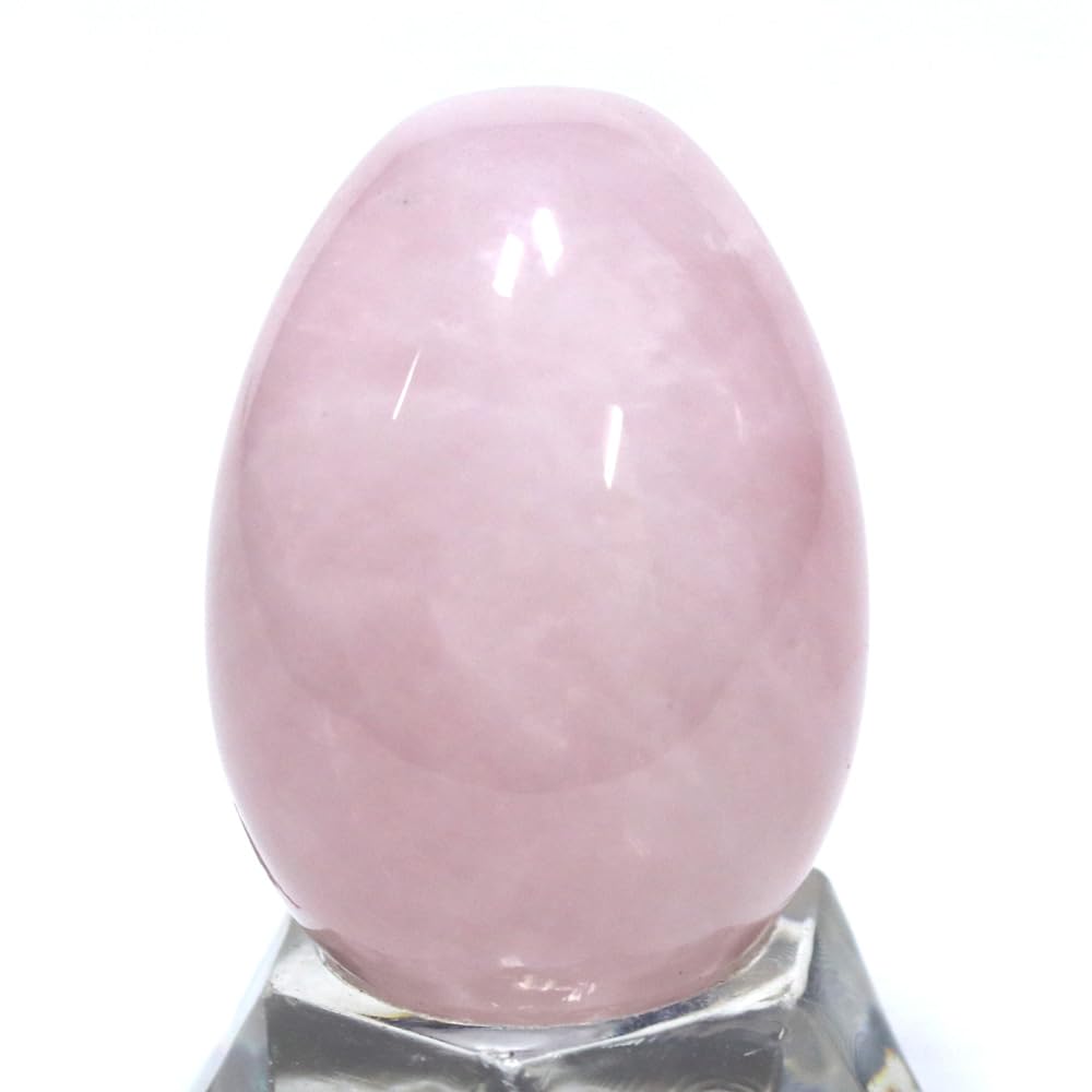 Amazon.co.jp: 【石流通センター】【置き石】天然石たまご型 ローズ